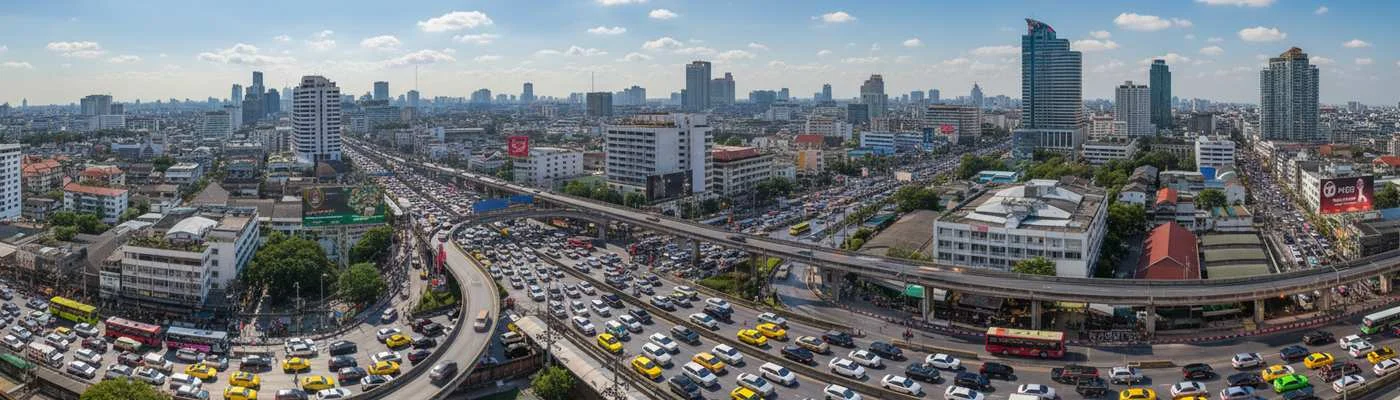 Verkehrschaos in Bangkok