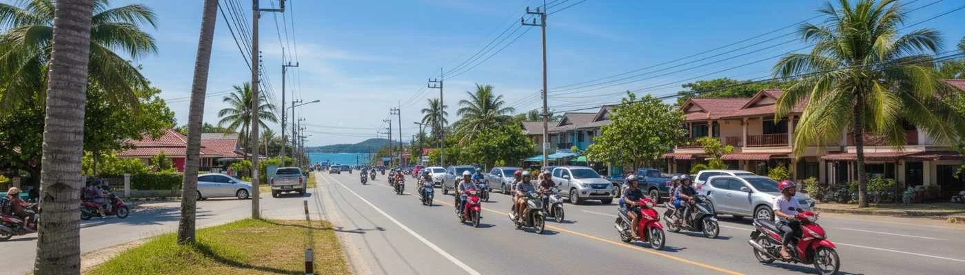 Fahren mit dem eigenen Roller auf Ko Samui